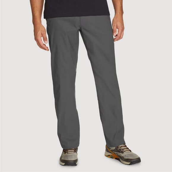 Eddie Bauer Horizon Takeoff Stretch Chino Pants in Gray Size 35 x 30 - Picture 1 of 13